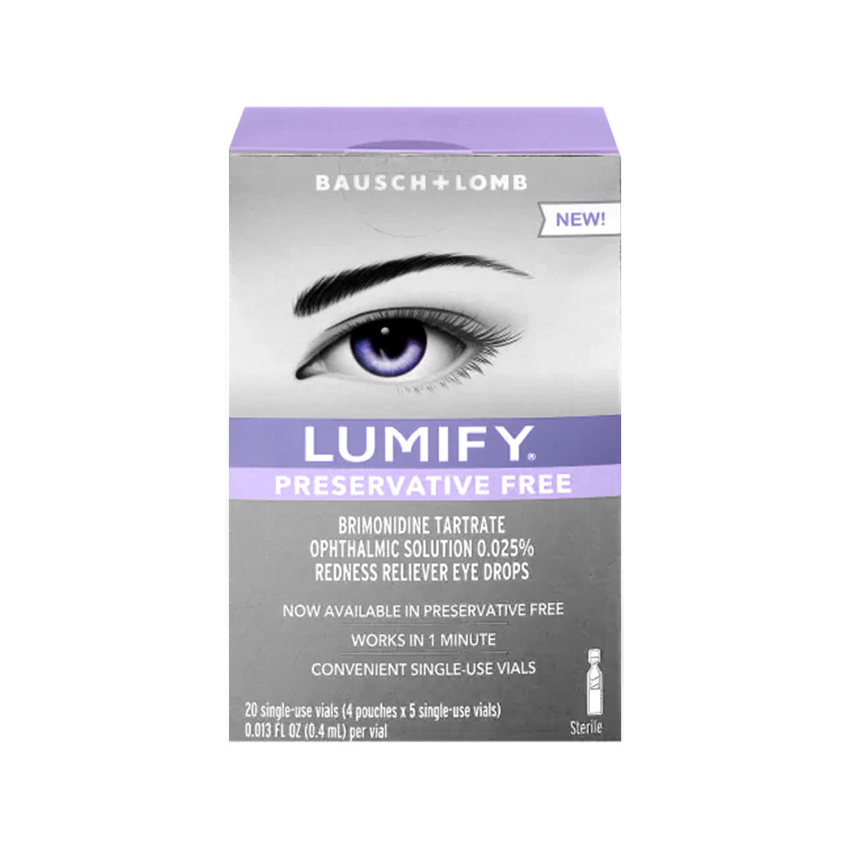 Lumify Preservative Free Redness Reliever Vials (20ct)