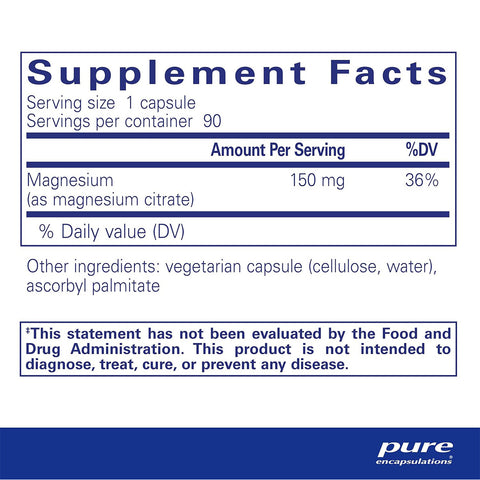 Pure Encapsulations Magnesium (Citrate)
