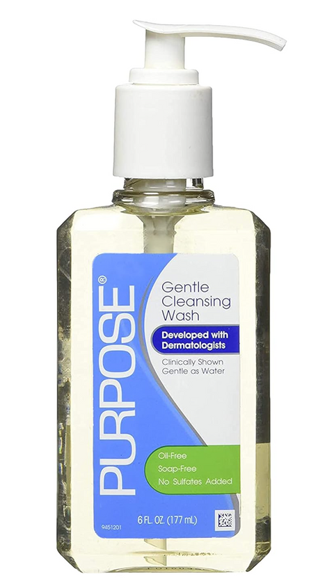 Purpose Gentle Cleansing Wash - Contact Lens Safe Gentle Hand Cleanser (12 oz)