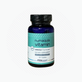 A blue and white PRN nūmaqula Vitamin bottle, labeled with the AREDS2-based formula for advanced macular support, featuring lutein and zeaxanthin. Its a dietary supplement dedicated to effective eye care and contains 90 caplets.