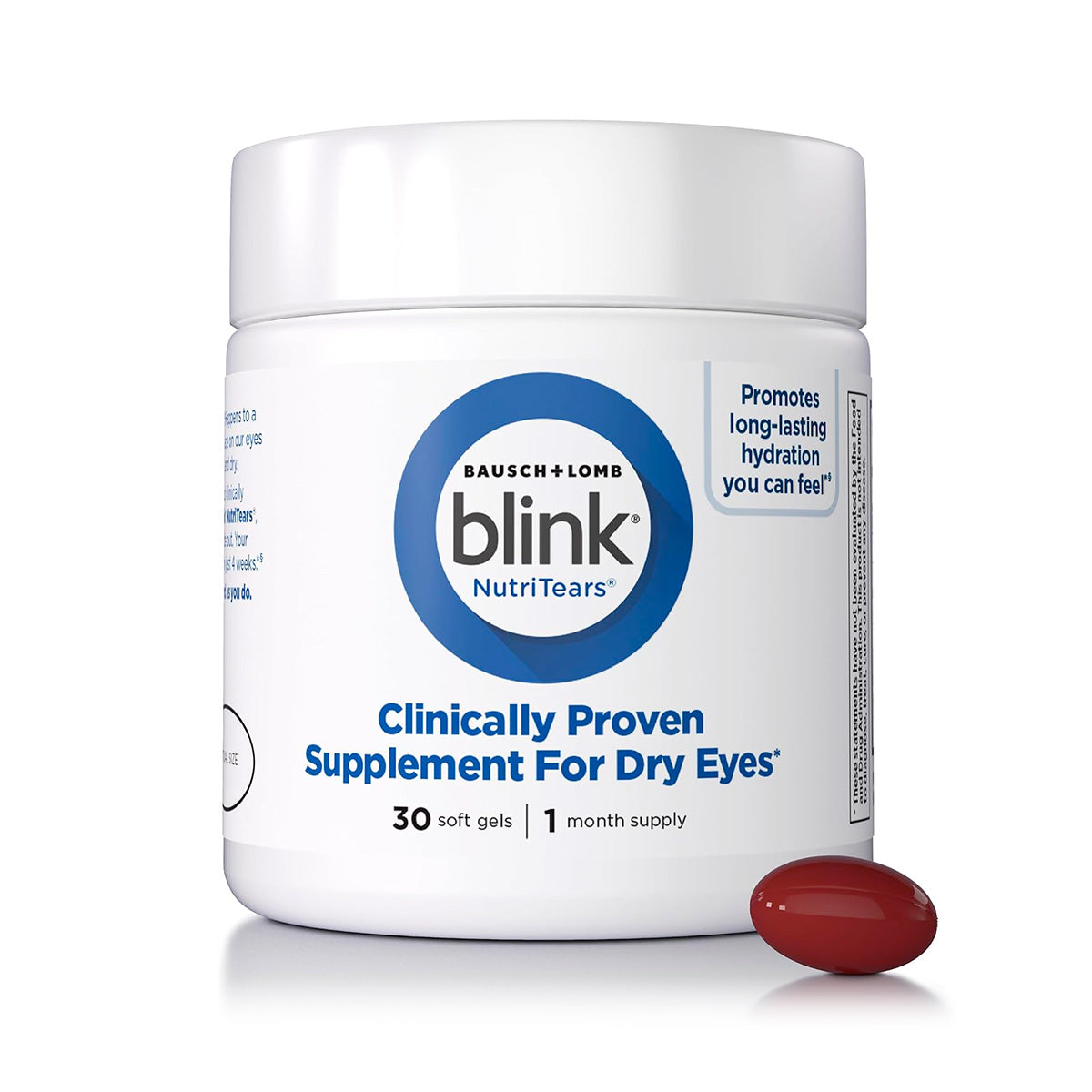 Blink NutriTears supplement for Dry Eyes (30 Softgels - 1 Mo Supply)