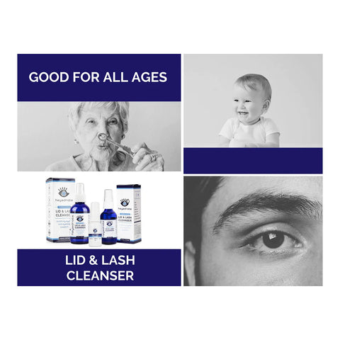 Heyedrate Lid & Lash Cleanser (2oz Bottle, 2 Month Supply)