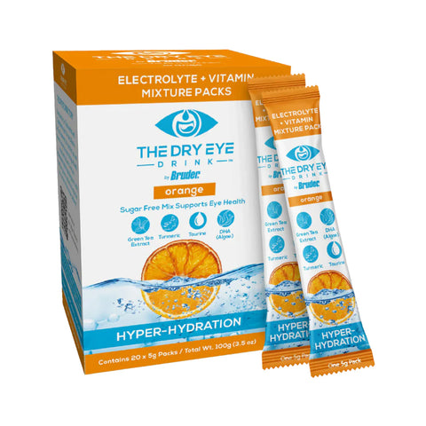 Dry Eye Drink™ Daytime – Doctor-Formulated Electrolyte Hydration for Eye Health (20 Packets)