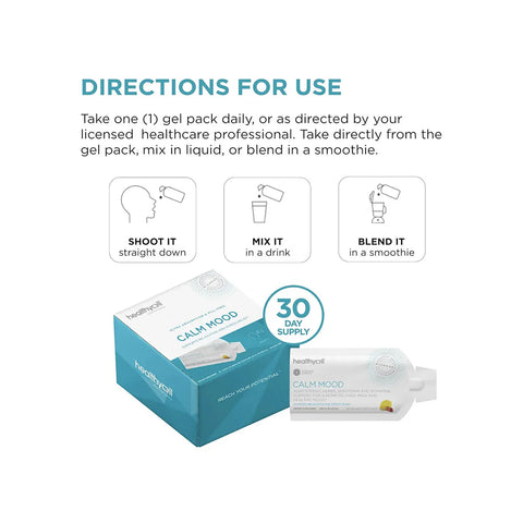 HealthyCell Calm Mood for Relaxation and Stress Support (30ct)