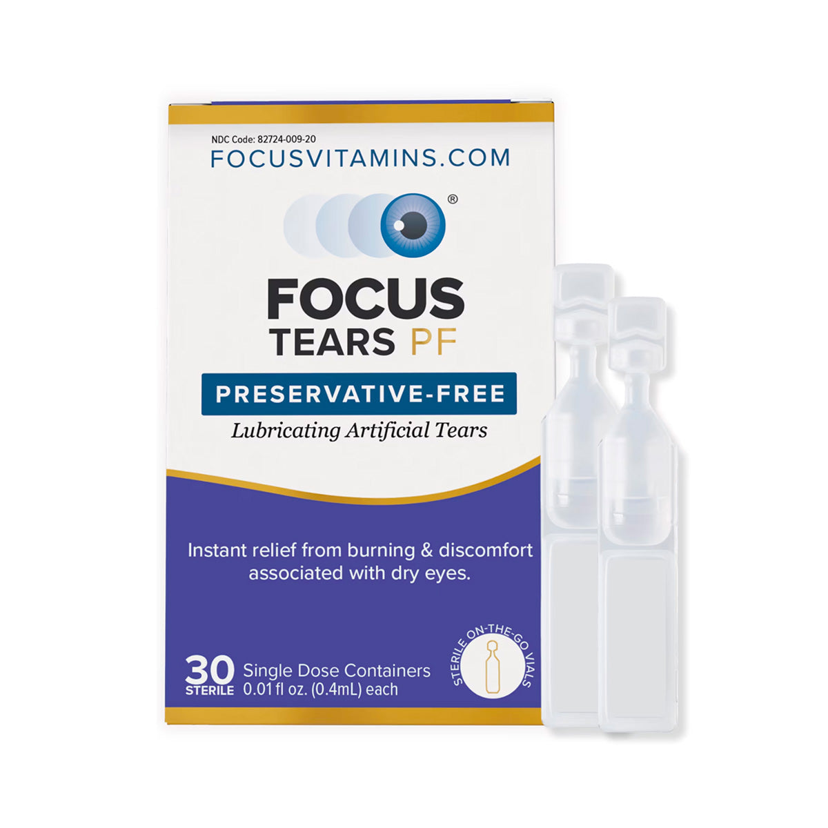 Focus Tears PF Eye Drops (30ct Vials)
