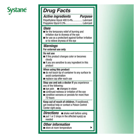 Systane Gel Eye Drops Liquid Gel Soothing Dry Eye Relief (10mL Bottle)
