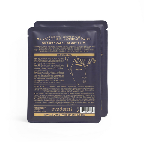 EyeDerm Micro-Needle Forehead Patches (2ct)-Cosmetic and Beauty-Vision Rescue