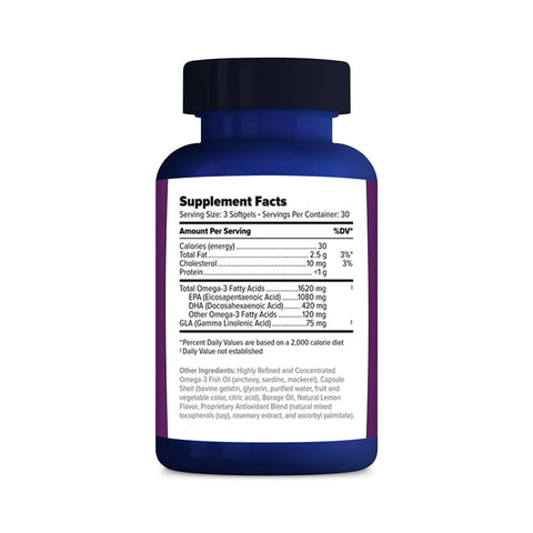 Focus Vitamins Focus Relief Plus Omega-3 Softgels (90 ct. 30 Day Supply)