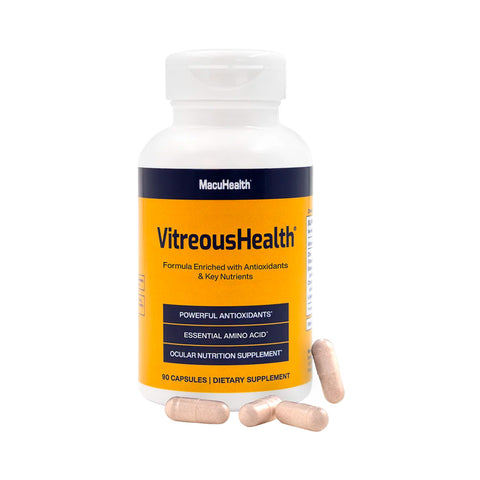 VitreousHealth by MacuHealth - Eye Floaters Formula (90ct - 90 day supply)