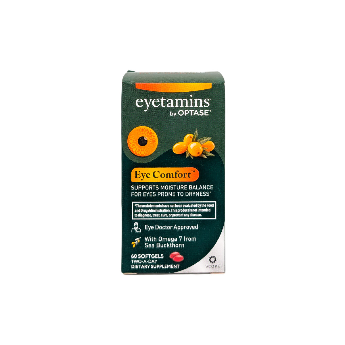 Eyetamins Dry Eye Comfort: Natural Supplements for Dry Eyes 60ct