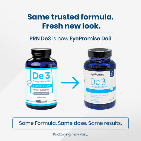 PRN DE3 Dry Eye Omega Benefits® (90/180/270ct. 1-3 Month Supply)