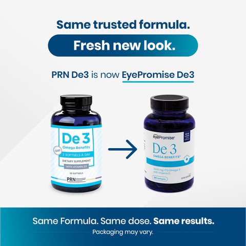 PRN DE3 Dry Eye Omega Benefits® (90/180/270ct. 1-3 Month Supply)