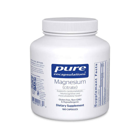 Pure Encapsulations Magnesium (Citrate)-Vitamins-Vision Rescue