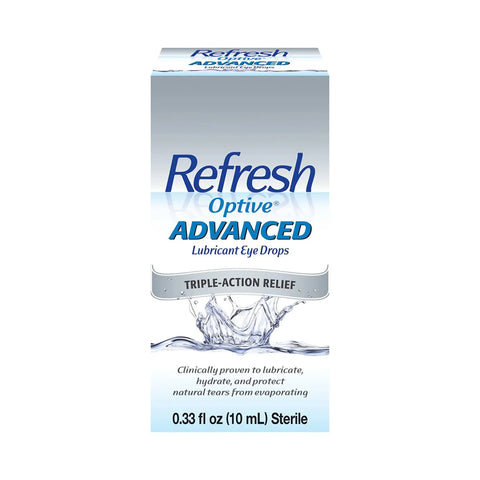 Refresh Optive Advanced Eye Drops (10 mL Bottle)-Eye Drops-Vision Rescue