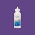 The Bausch & Lomb Boston Advance Conditioning Solution, 3.5oz, in a white bottle with distinct blue and purple accents, features a multi-polymer cushioning system for enhanced comfort in gas permeable lens wearers.