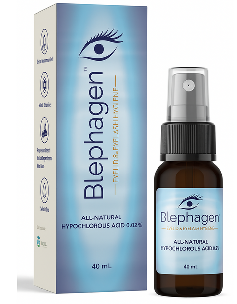 Blephagen Hypochlorous Acid for Eyelid and Eyelash Hygiene (40mL)
