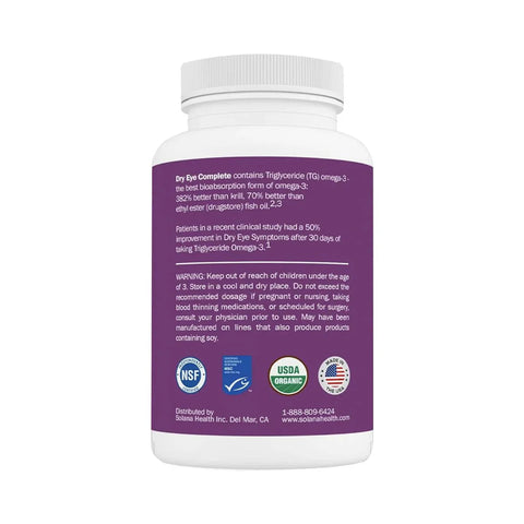 OcuSci Dry Eye Complete with Omega and Lutein (60ct Bottle)