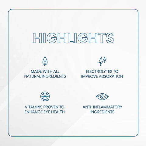 Dry Eye Drink™ Daytime – Doctor-Formulated Electrolyte Hydration for Eye Health (20 Packets)
