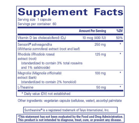 Pure Encapsulations Cortisol Calm