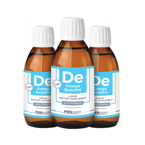 PRN Omega Benefits Liquid (4 Month Supply) 3 x 6.7 oz. bottles