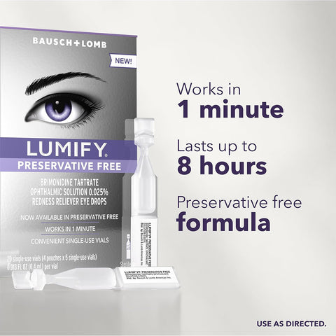 Lumify Preservative Free Redness Reliever Vials (20ct)
