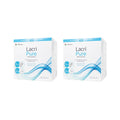 The 2-pack of Menicon Lacripure Sterile Saline Solution (98 vials each) is perfect for contact or scleral lenses. The white packaging with a blue wave highlights that its preservative-free and phosphate-free, ideal for safe rinsing and storing lenses.