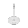 The DMV Scleral Contact Lens Inserter Stand features a vented scleral cup with a suction tip and circular base for easy hard lens insertion, stamped with DMV for authenticity.