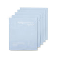 Five packets of Daily Practice Brighten & Hydrate Eye Patches are displayed in a row. The packaging claims these under-eye masks will instantly refresh, rejuvenate, reduce puffiness, and brighten the under-eye area.