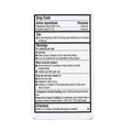 The image displays a label for Avenova Lubricant Eye Drops by NovaBay, highlighting drug facts such as active ingredients, uses like dry eye relief, warnings for irritation, detailed usage directions, and an emergency contact number for Poison Control Center.