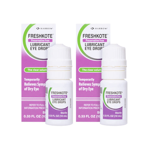Freshkote Preservative Free (PF) Lubricant Eye Drops (Pack of 2)