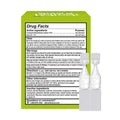 Abbvies Refresh Relieva Preservative-Free Lubricant Eye Drops (30 single-use vials) come in a light green box with drug facts, ingredients, uses, warnings, and directions listed on the back. Its a soothing solution for dry eyes.