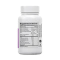 The EyePromise® Restore supplement, with a white bottle and cap, lists ingredients like Vitamin C and B12 on its Supplement Facts label to support macular pigment density and age-related vision health. It features a certification logo and is recommended for aging eyes, night vision, and contrast sensitivity.