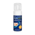 The OCuSOFT Lid Scrub Original Compliance Kit includes both foam and wipes for eyelid cleansing. The white bottle provides a soothing pre-lathered foam with a blue label featuring an eye image, perfect for mild to moderate conditions. Capacity: 1.68 fl oz (50 mL).