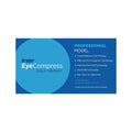 The Bruder Eye Compress Cold Therapy comes in blue packaging and offers timed-release cold therapy, ideal for post-surgical cryotherapy and puffiness reduction. Features include patented non-gel technology that is washable, reusable, non-toxic, latex-free, and includes care instructions.