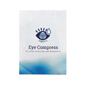White packaging with a logo of an eye and teardrop. The text reads: Heyedrate Warm Compress Eye Mask | Reusable Hot & Cold Therapy for Dry Eyes, Puffiness, and Sinus Relief by PRN - Physician Recommended Nutriceuticals. The mask is set against a gradient of blue shades at the bottom.