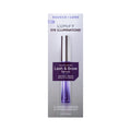 The Bausch + Lomb LUMIFY Eye Illumination Nourishing Lash & Brow Serum has a sleek gray packaging highlighting science-backed results with peptides and biotin for fuller lashes in four weeks, prominently featuring the products benefits and serum bottle.