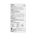 Image of iVIZIA Lubricant Eye Gels drug facts label by Thea, featuring active ingredients, warnings, directions, and inactive ingredients. Includes usage instructions, precautions, storage details, and illustrations for nighttime severe dry eye relief with 30 preservative-free sterile single-use vials.