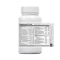 The EyePromise Macular Health Complete AREDS 2 Multivitamin (60ct) bottle includes a detailed supplement facts label with vitamins, minerals, and nutrients. Featuring zeaxanthin, it supports macular health and vision with clear daily value percentages.