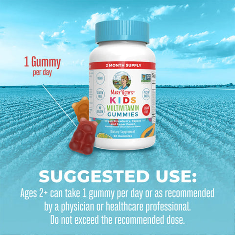 Mary Ruth's Kids Multivitamin Gummies (60ct) 2-Month Supply