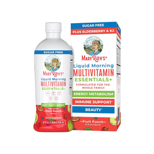 Mary Ruth's Liquid Morning Multivitamin Essentials+ - Fruit Punch (32 oz)