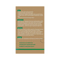 The Noveha label on a brown and green background highlights the benefits of their Tea Tree & Coconut Oil for Eyelid Wipes with Aloe Vera (60ct). It mentions nourishing ingredients, offers usage and storage details, and emphasizes being paraben-free, sulfate-free, and great for contact lens wearers.
