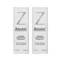 Two boxes of ZocuFoam 2-Pack Eyelid Foam Cleanser (4-6 month supply), by Zocular, each 1.7 fl oz (50 ml). The white packaging with black text highlights its ophthalmologist-developed formula for promoting skin health and relieving dry eyes through effective cleansing and moisturizing.