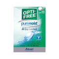 Opti-Free with Pure Moist Disinfecting Contact Lens Solution with Case Travel Size (2oz)-Contact Lens Solution-Vision Rescue