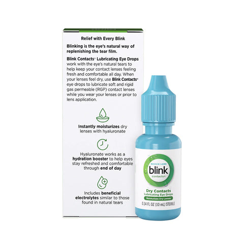 Blink Contacts Lubricating Eye Drops (10ml)-Eye Drops-Vision Rescue