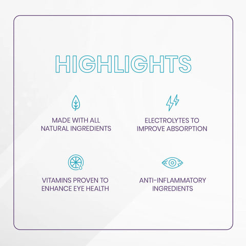 Dry Eye Drink™ PM – Nighttime Hydration + Sleep Support for Dry Eyes (20 Packets)
