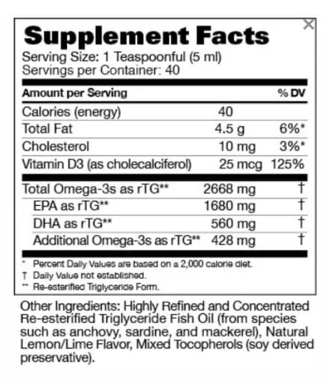 PRN Dry Eye Omega Benefits® Liquid (1.3 and 2 month Sizes)